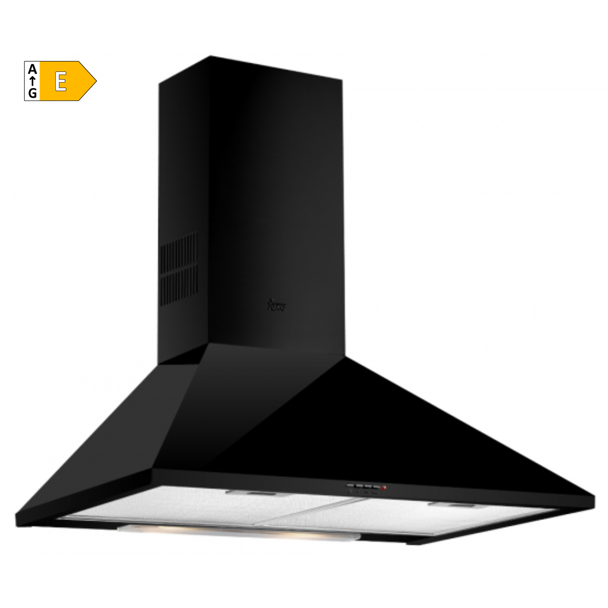 CAMPANA PIRAMIDAL TEKA DBB60N 402, 60CM, NEGRA, 380m3/h - E